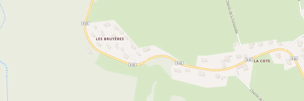 Plan du 1070 Rte du Chambon Feugerolles à Saint-Romain-les-Atheux