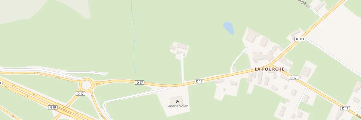 Plan du 291 Rte de la Fourche à Vendenesse-lès-Charolles