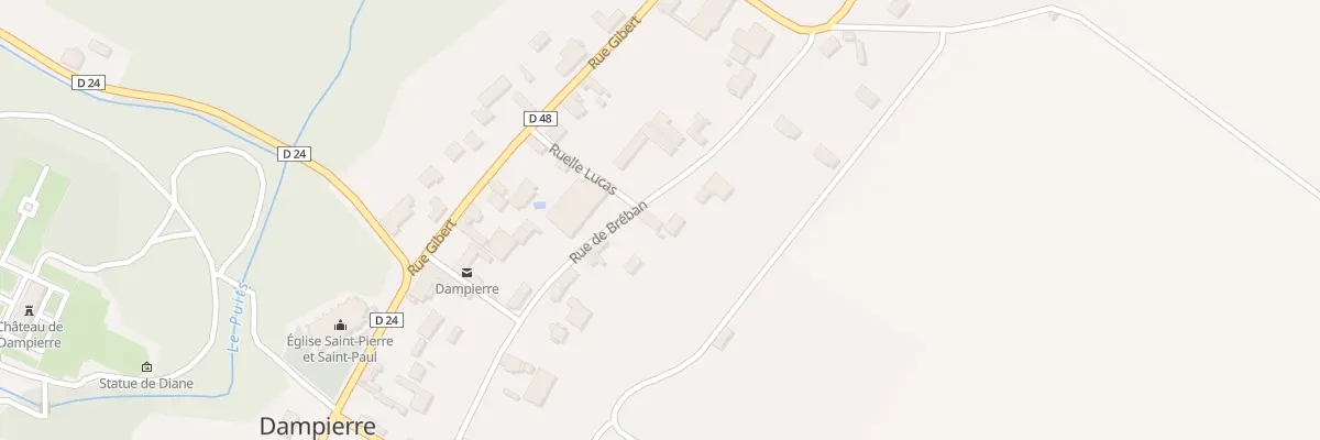 Plan du 10 Rue de Breban à Dampierre
