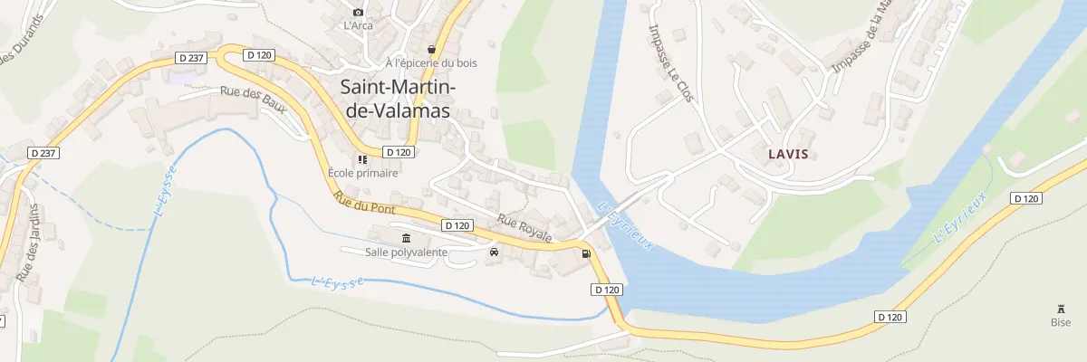 Plan du 75 Rue des Puces à Saint-Martin-de-Valamas