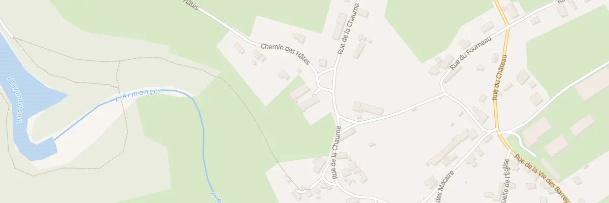 Plan du 3 Rue de la Chaume à Montigny-sur-Armançon