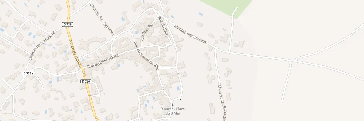 Plan du 5072 Pl de la Mairie à Blauzac
