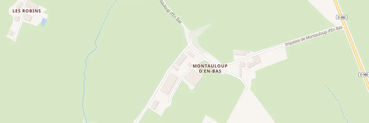 Plan du 423 Imp de Montauloup d’en bas à Blanzy