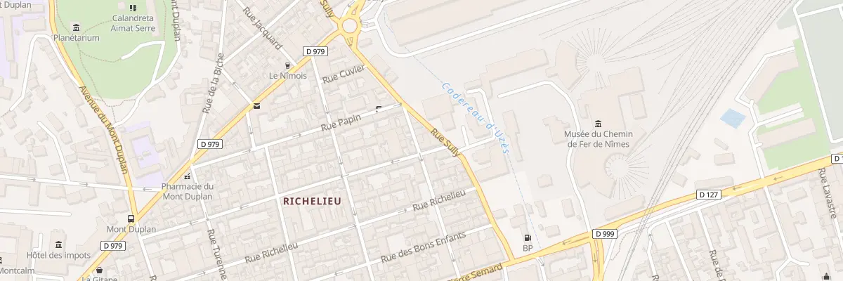 Plan du 55 Rue Flamande à Nîmes