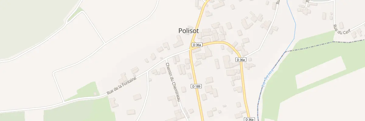 Plan du 1 Rue de la Fontaine à Polisot