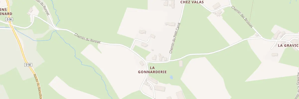 Plan du 5283 Chez Valas à Ronno