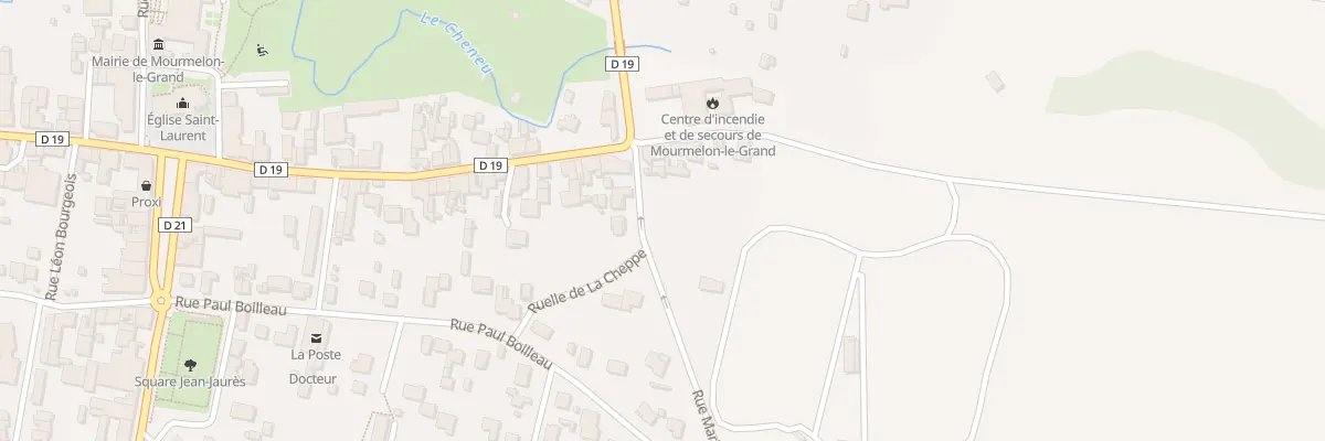 Plan du 2 Che de Bussy à Mourmelon-le-Grand