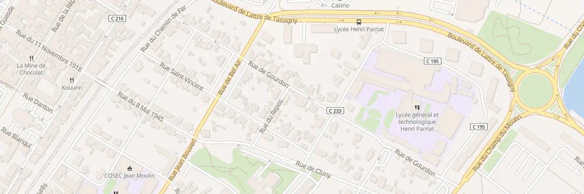 Plan du 1 Rue du Repos à Montceau-les-Mines