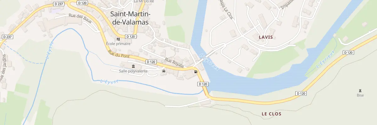 Plan du 249 Rue Royale à Saint-Martin-de-Valamas