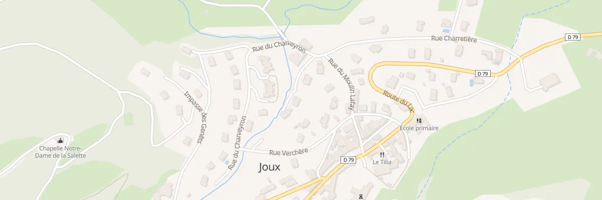 Plan du 5002D Le Bourg à Joux