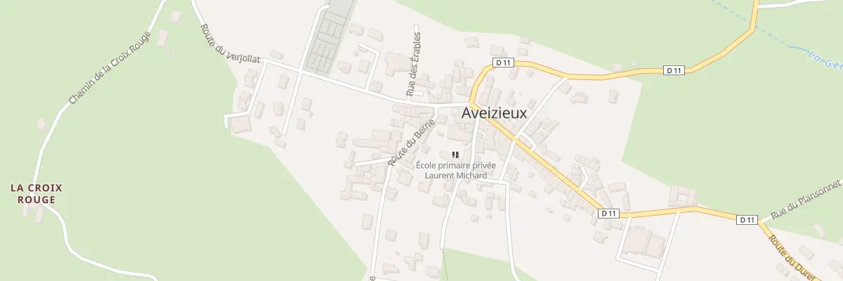 Plan du 1 Rte du Berne à Aveizieux