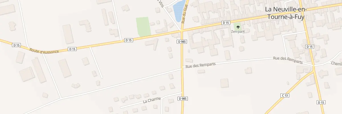 Plan du 4 Rue de Pontfaverger à La Neuville-en-Tourne-à-Fuy