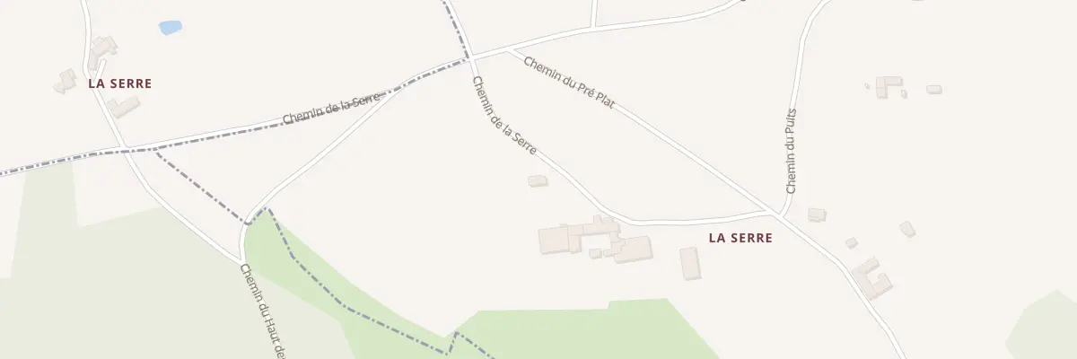 Plan du 130 Che de la Serre à Meys