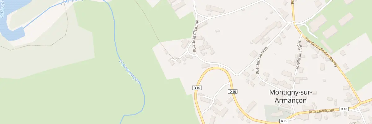 Plan du 5030 La Chaume à Montigny-sur-Armançon
