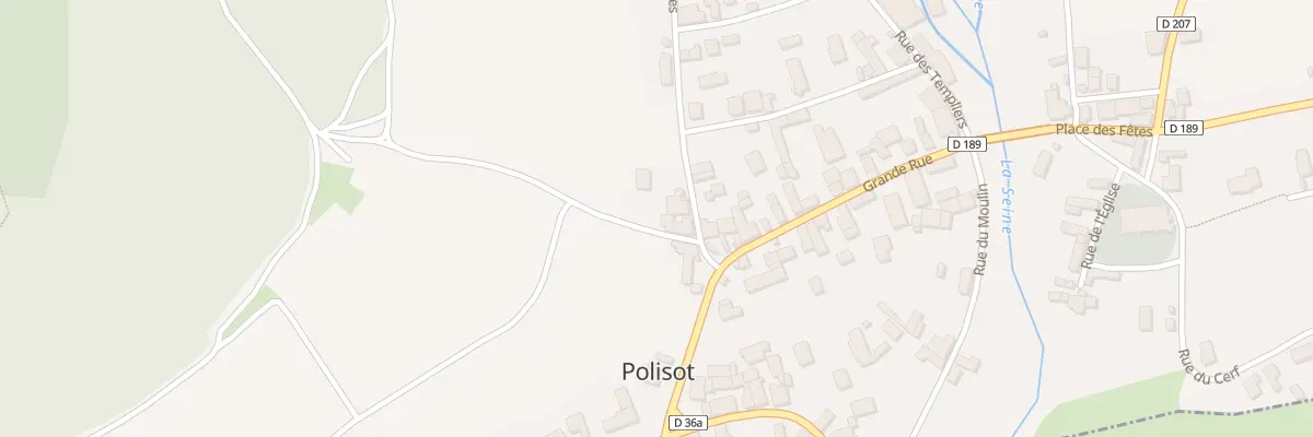 Plan du 1 Rue des Fermes à Polisot