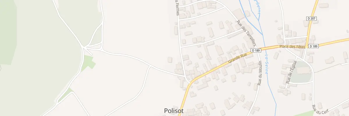 Plan du 5 Rue des Fermes à Polisot