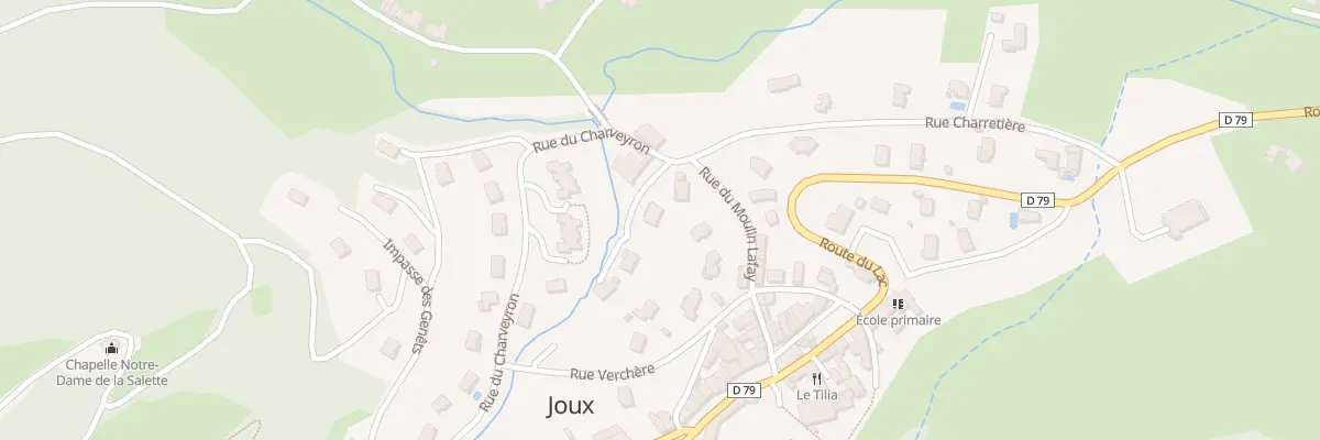 Plan du 55 Imp du Relais de Poste à Joux