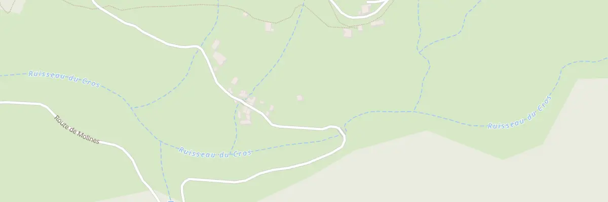 Plan du 5781 Le Cros à Dornas