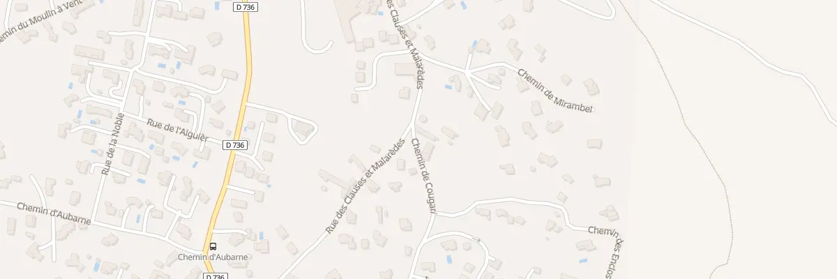 Plan du 379 Rue des Clauses et Malarèdes à Blauzac