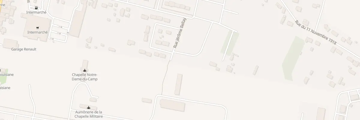 Plan du 19 Rue du 8ie Regiment de Zouaves à Mourmelon-le-Grand