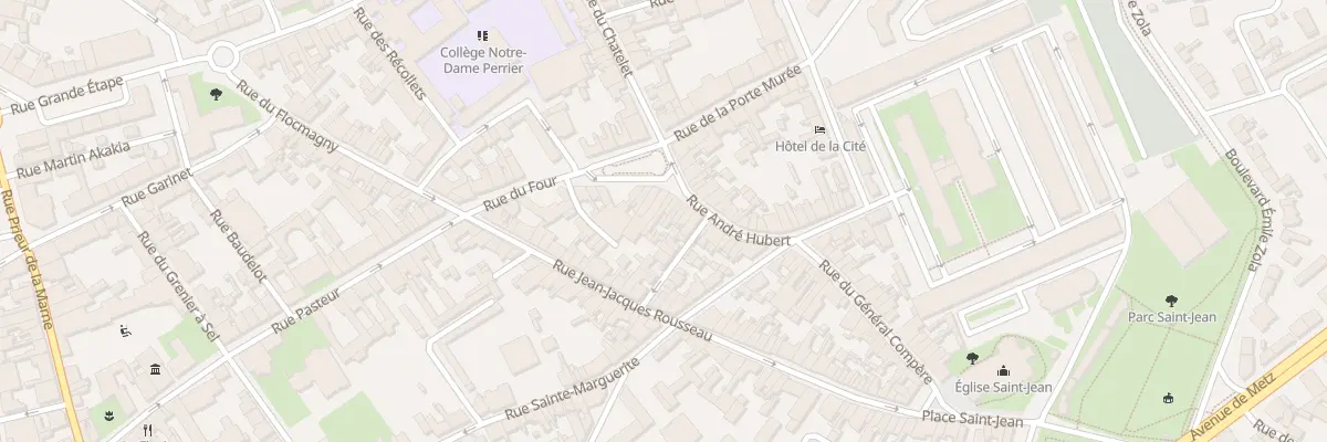 Plan du 4 Rue André Hubert à Châlons-en-Champagne