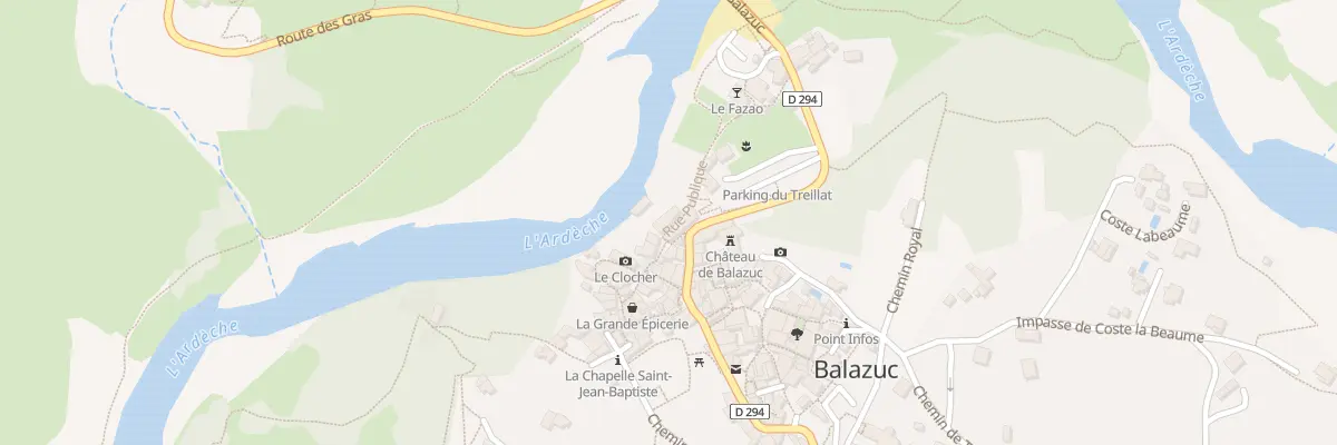 Plan du 5168 Le Village à Balazuc