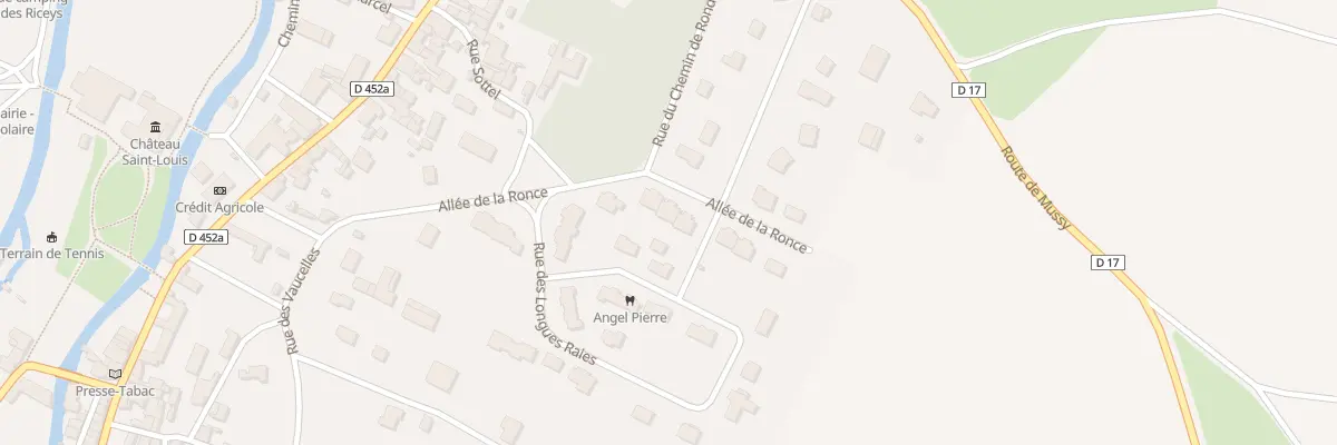 Plan du 31 All de la Ronce aux Riceys