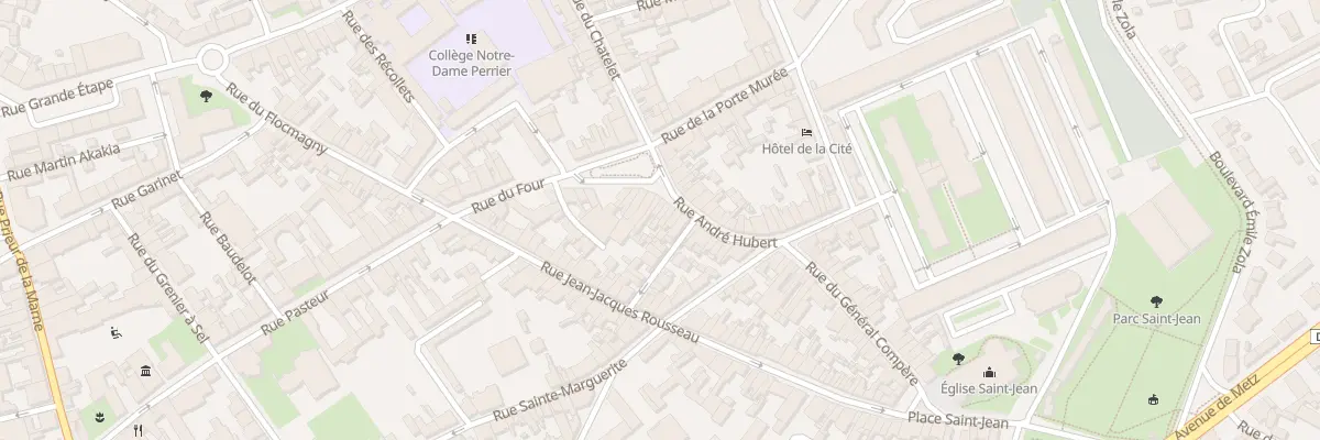Plan du 6 Rue André Hubert à Châlons-en-Champagne
