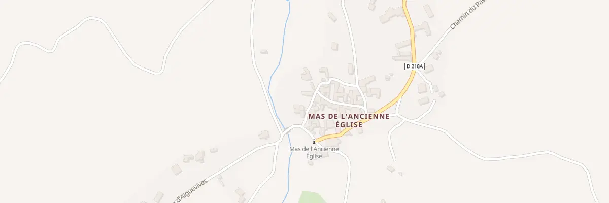 Plan du 5190 Mas de l’Ancienne Eglise à Belvézet