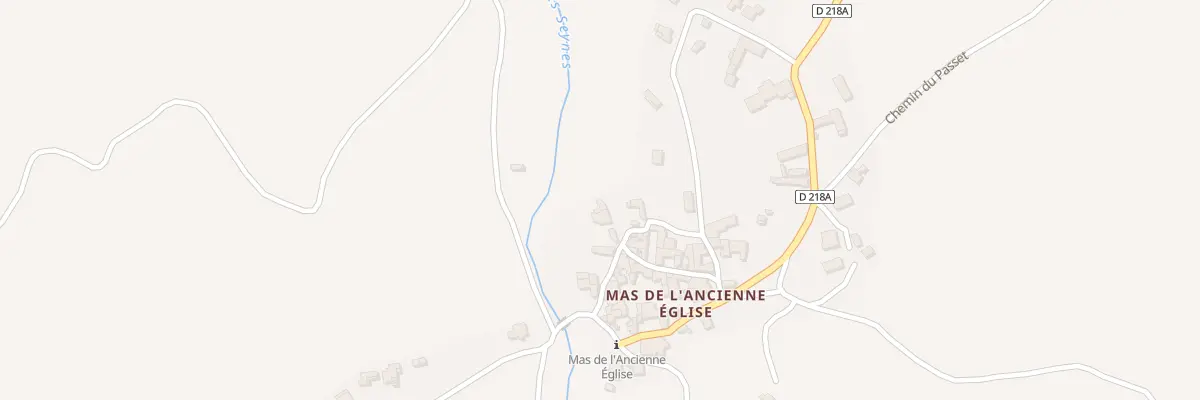 Plan du 5159 Mas de l’Ancienne Eglise à Belvézet