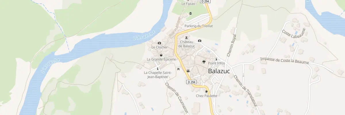 Plan du 6 Rue de la Forge à Balazuc