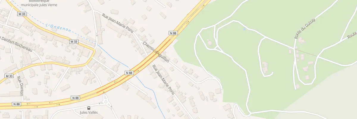 Plan du 9 Che d’Aguillon à La Ricamarie