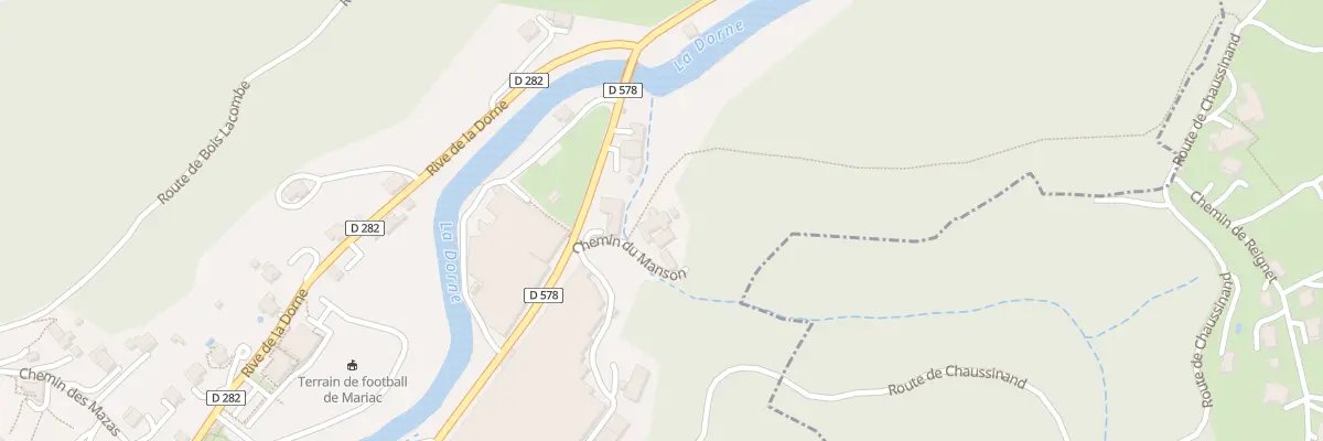 Plan du 45 Che du Manson à Mariac