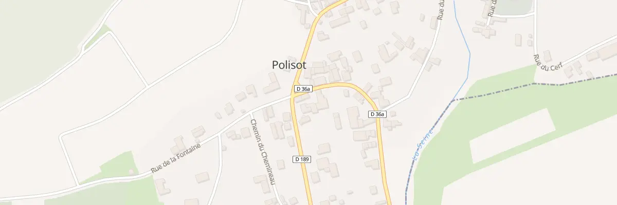 Plan du 2 Rue de Tonnerre à Polisot