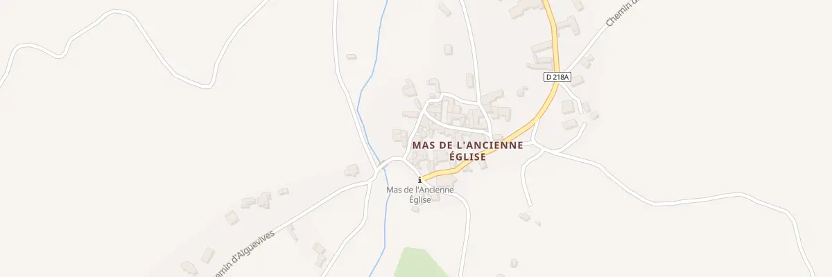 Plan du 5204 Mas de l’Ancienne Eglise à Belvézet