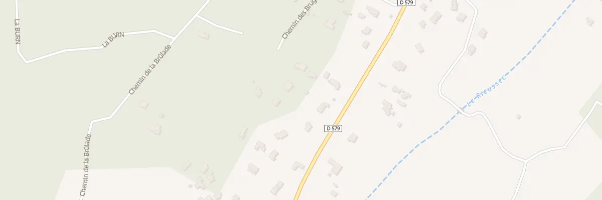 Plan du 2640 Rte de Barjac à Salavas