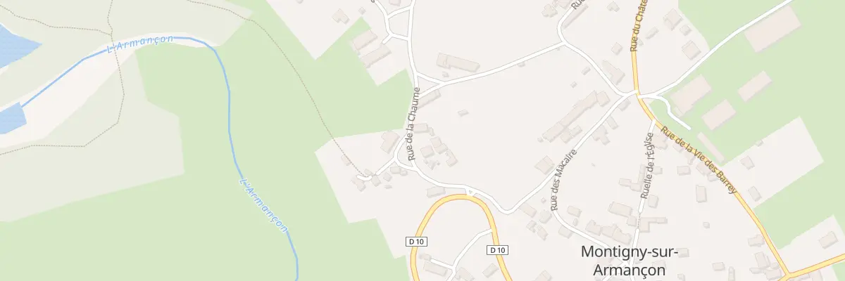 Plan du 5028 Le Village à Montigny-sur-Armançon