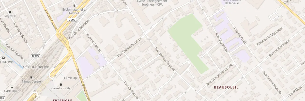 Plan du 276 Rue de Bouillargues à Nîmes
