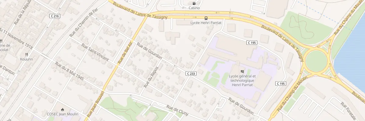 Plan du 41 Rue de Gourdon à Montceau-les-Mines