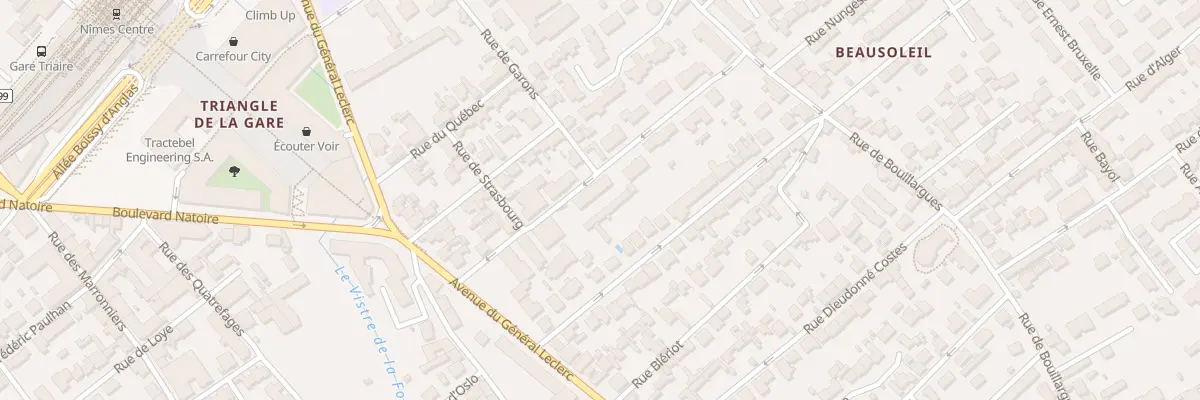 Plan du 12 Rue de Genève à Nîmes