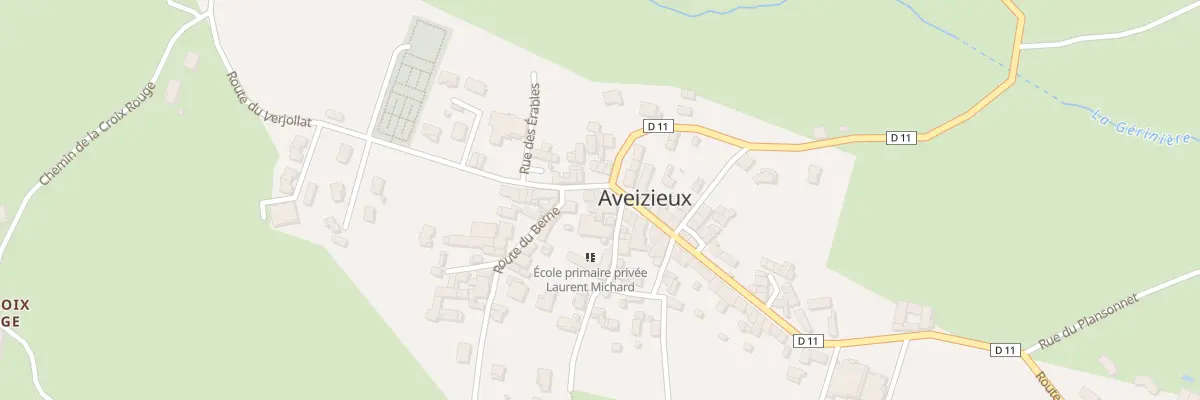 Plan du 8 Pl du Bourg à Aveizieux
