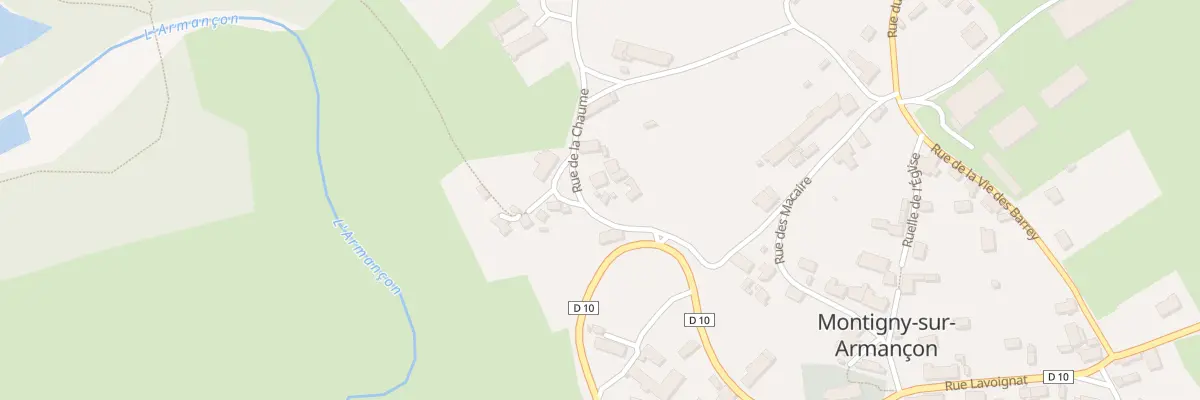 Plan du 2B Rue de la Chaume à Montigny-sur-Armançon