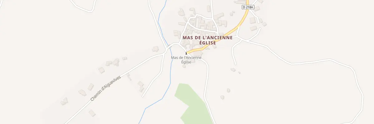 Plan du 5054 Mas de l’Ancienne Eglise à Belvézet