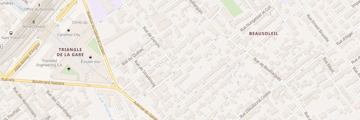 Plan du 19 Rue de Genève à Nîmes