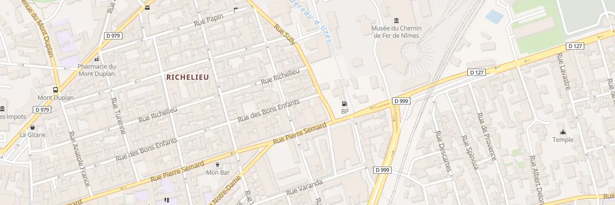Plan du 54 Rue des Bons Enfants à Nîmes