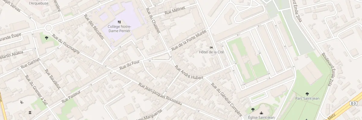 Plan du 1 Rue André Hubert à Châlons-en-Champagne