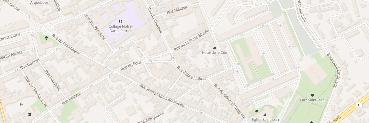 Plan du 5 Rue André Hubert à Châlons-en-Champagne