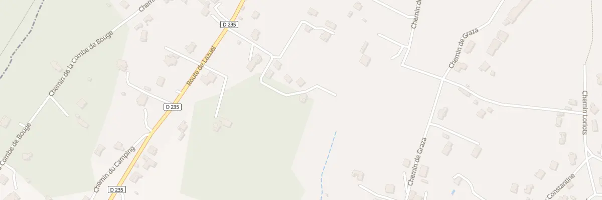 Plan du 91E Rte de Lazuel à Aubenas