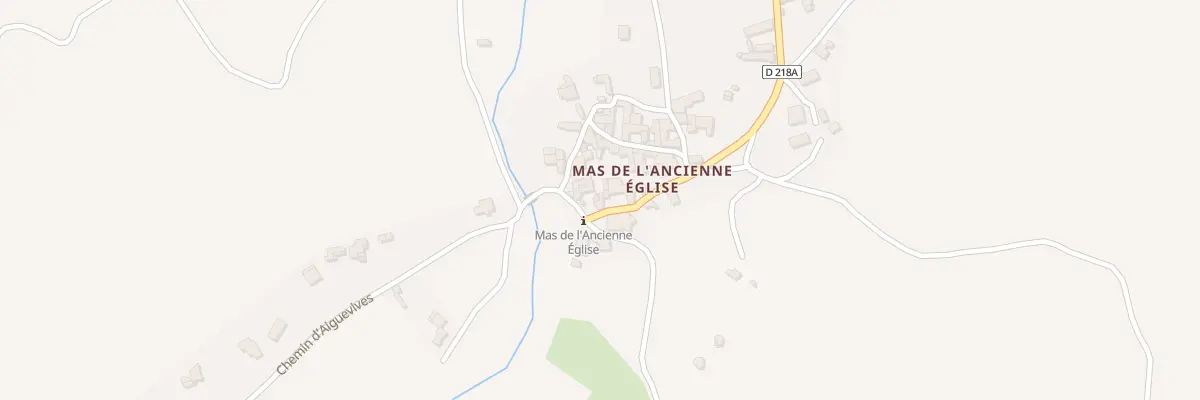 Plan du 5114 Mas de l’Ancienne Eglise à Belvézet