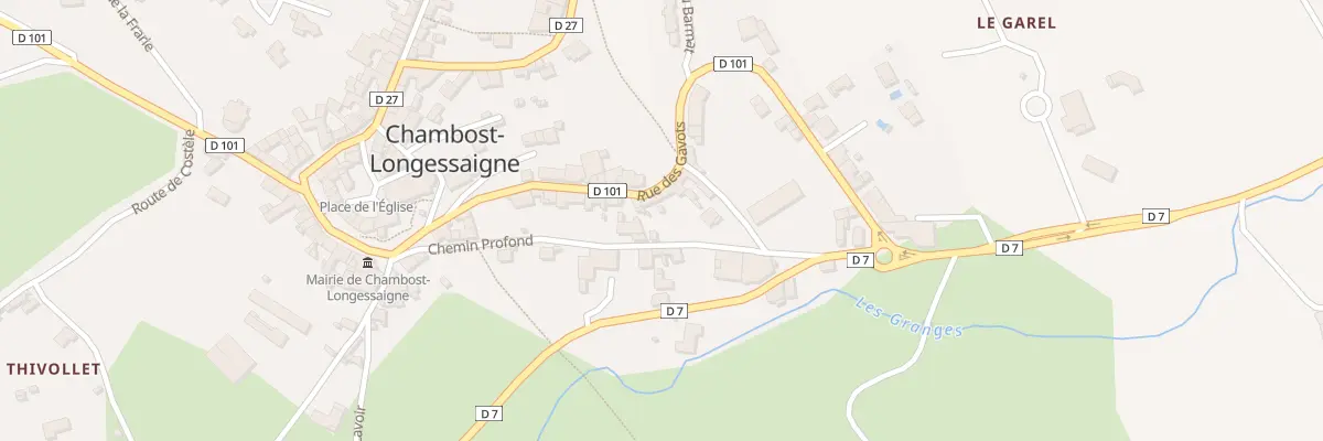 Plan du 174 Rue des Gavots à Chambost-Longessaigne